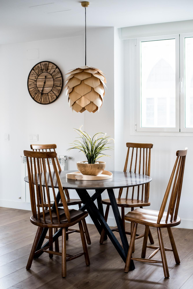 De Scandinavische Hanglamp exclusieve lampen boven eettafel